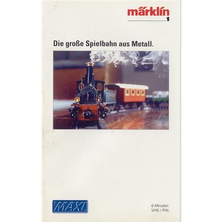 Märklin 15525 Video VHS "Die Grosse Spielbahn aus Metall MAXI"