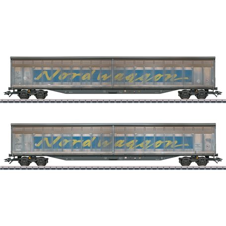 Märklin 48065 Transwaggon Sliding Wall Boxcar Set