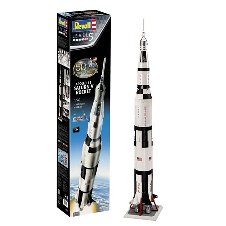 Revell 03704 Apollo 11 Saturn V Rocket "Gift Set"