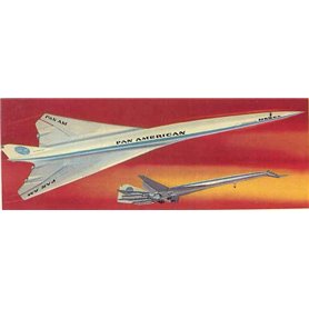 Revell H263-300 Flygplan Supersonic Clipper SST "Pan American" 2 st olika varianter
