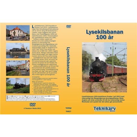 Teknikarv TAM27 Lysekilsbanan 100 år, DVD