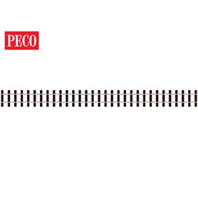 Peco SL-404 Flexräls, träslipers, längd 914 mm