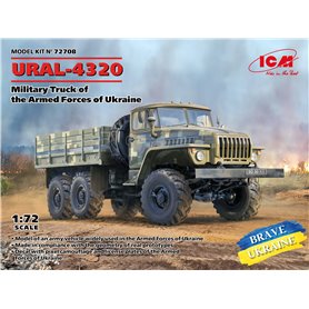 ICM 72708 URAL-4320 Military Truck of the Armed Forces of Ukraine