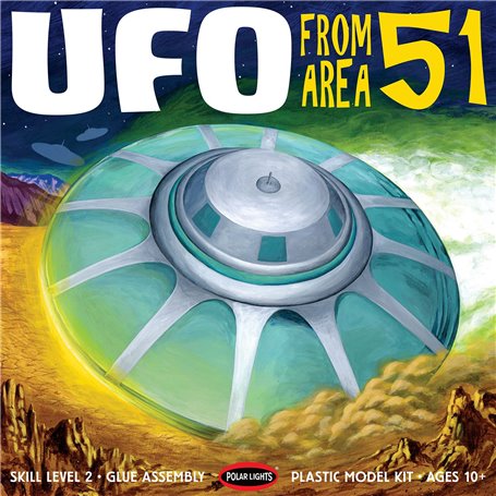 Polar Lights 982 AREA 51 UFO