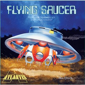 Atlantis Models 256 The Flying Saucer with Clear Dome