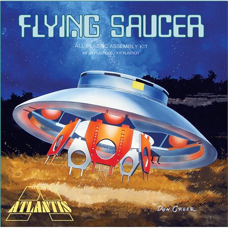 Atlantis Models 256 The Flying Saucer with Clear Dome