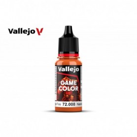 Vallejo 72008 Game Color 008 Orange Fire 18ml