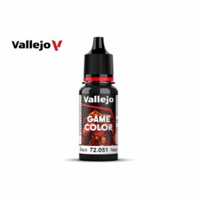 Vallejo 72051 Game Color 051 Black 18ml