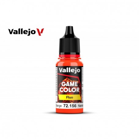 Vallejo 72156 Game Color 156 Fluorescent Orange 18ml