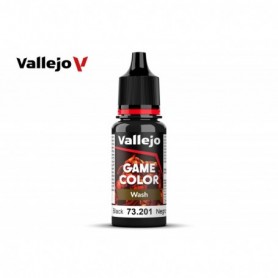 Vallejo 73201 Game Color Wash 201 Black 18ml