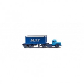 Wiking 52604 Container trailer truck 20" (Scania) "M.A.T."