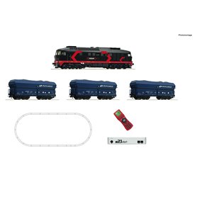 Roco 51342 z21 start digital set: Diesel locomotive class 232 with goods train, Cargounit/PKP