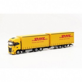 Herpa 315890 Iveco S-way volume trailer "DHL"