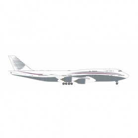 Herpa Wings 536899 Flygplan Qatar Amiri Flight Boeing 747-8 BBJ - A7-HBJ