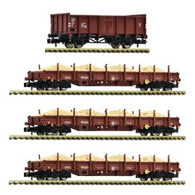 Fleischmann 6660013 4-piece set: Overburden train, DR