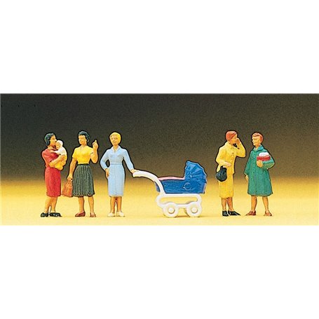 Preiser 10024 Kvinnor med barnvagn