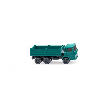 Wiking 94510 Flatbed tipper (Magirus) waterblue