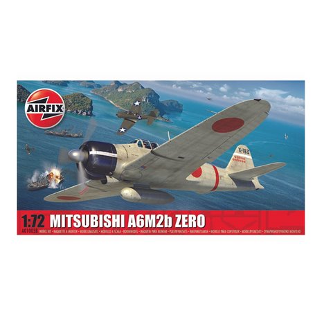 Airfix 01005B Flygplan Mitsubishi A6M2b Zero