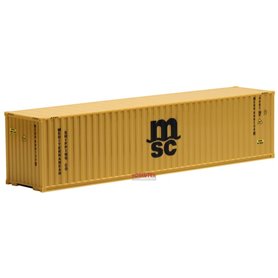 Herpa Exclusive 493561 Container 40-fots Highcube "MSC"