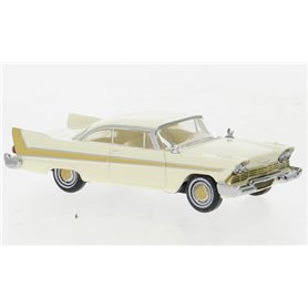 Brekina 19677 Plymouth Fury, beige, 1958