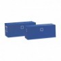 Herpa 053600-003 Accessories building site container, enzian blue (2 pieces)