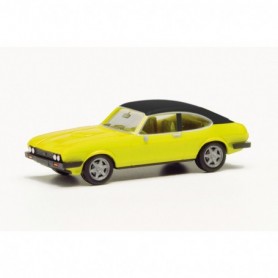 Herpa 420570-002 Ford Capri II with vinyl roof, daytona yellow
