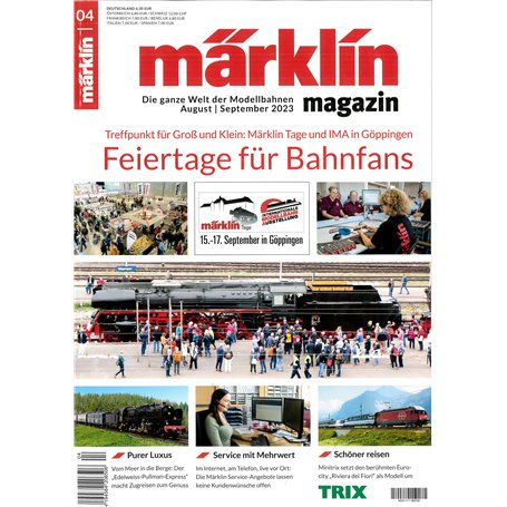 Märklin 389205 Märklin Magazin 4/2023 Tyska