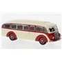 Brekina 52430 Buss Mercedes LO 3500, ljusbeige/röd, 1936
