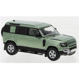 Brekina 870389 Land Rover Defender 110, metallic-grön, 2020