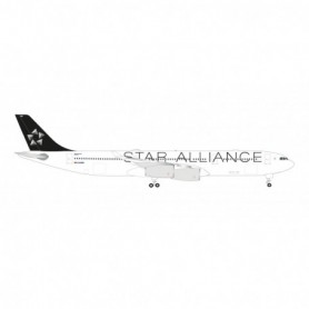Herpa Wings 536851 Flygplan Lufthansa Airbus A340-300 "Star Alliance" - D-AIGW "Gladbeck"
