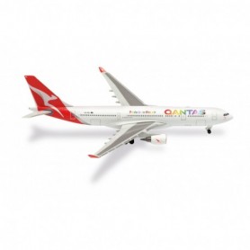 Herpa Wings 537148 Flygplan Qantas Airbus A330-200 "Pride is in the Air" - VH-EBL "Whitsundays"
