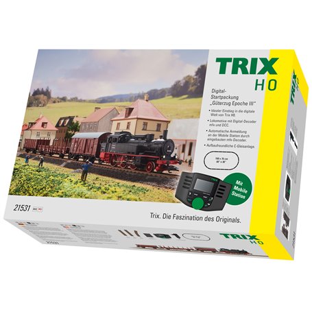 Trix 21531 Era III Freight Train Digital Starter Set