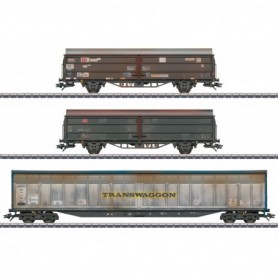 Märklin 47349 Vagnsset med 3 godsvagnar DB AG "Transwaggon"