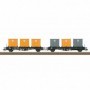 Trix 24162 Type Laabs Container Transport Car