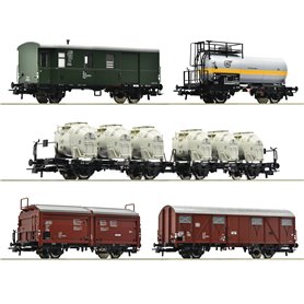 Roco 6600018 5-piece set: Goods train, DB
