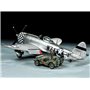 Tamiya 25214 P-47D Thunderbolt “Bubbletop” & 1/4-Ton 4×4 Light Vehicle Set