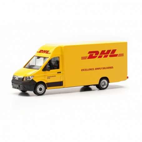Herpa 097567 MAN TGE packaging distribution vehicle "Deutsche Post  DHL"