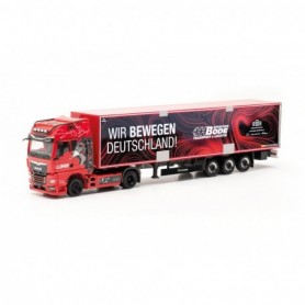 Herpa 317139 MAN TGX GX refrigerated box semitrailer "HH Bode  Wir bewegen Deutschland" (Schleswig-Holstein Reinfeld)