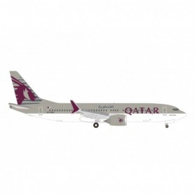 Herpa Wings 537384 Flygplan Qatar Airways Boeing 737 Max 8 - A7-BSC