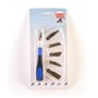 Artesania 27047 New Ergonomic Hobby Knife N5 with 6 Blades