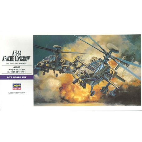 Hasegawa 00536 Helikopter AH-64 Apache Longbow "U.S. Army Attack Helicopter