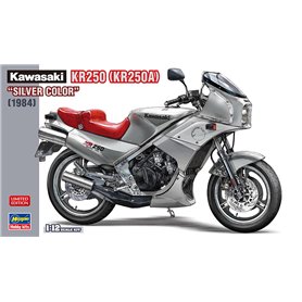 Hasegawa 21747 Motorcykel Kawasaki KR250 (KR250A) "SILVER COLOR"