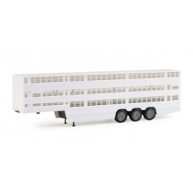 Herpa 076333 Cattle transporter trailer