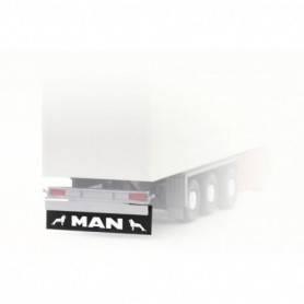 Herpa 054362 Accessory Rear splash flap for trailer and trucks "MAN" (8 pieces)