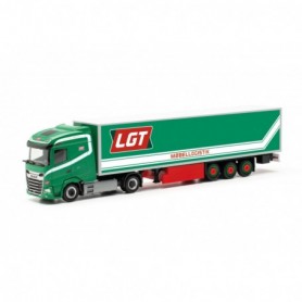 Herpa 317245 DAF XG box semitrailer "LGT Logistics AS" (Denmark Horsens)