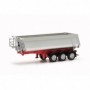 Herpa 077026-002 Schmitz Cargobull dump semitrailer with steel trough, silver metallic