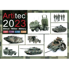 Kataloger KAT549 Artitec Militärkatalog 2023, 51 sidor, engelska