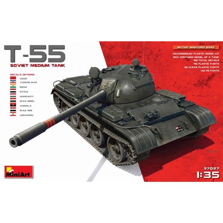 MiniArt 37027 Tanks T-55 SOVIET MEDIUM TANK