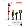 Märklin 0340 Signalbok för M-Skena, 28 sidor, på tyska, medföljer även signalbok 0342, på svenska