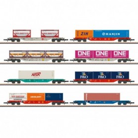 Märklin 82641 Display of Type Sgns Container Flat Cars